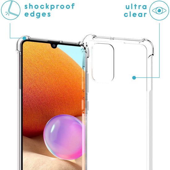 Coque Samsung Galaxy A32 (4G) iMoshion Back cover avec cordon - Zwart