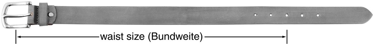 Leonardo Verrelli Leonardo Verrelli damesriem 75 cm - 135 cm (taillewijdte) in grijs van 100% echt leer, inkortbaar,
