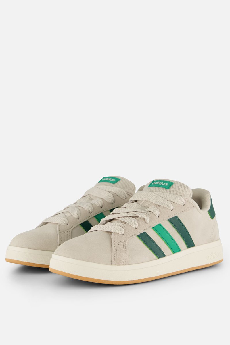 Adidas Grand Court 00 Sneakers Suede Beige