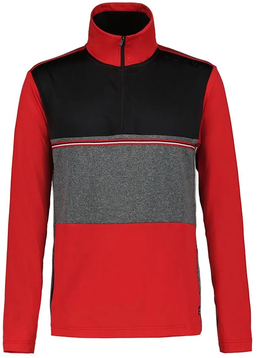 Luhta Kitinoja Half Rits Lange Mouw T-shirt Man Cranberry