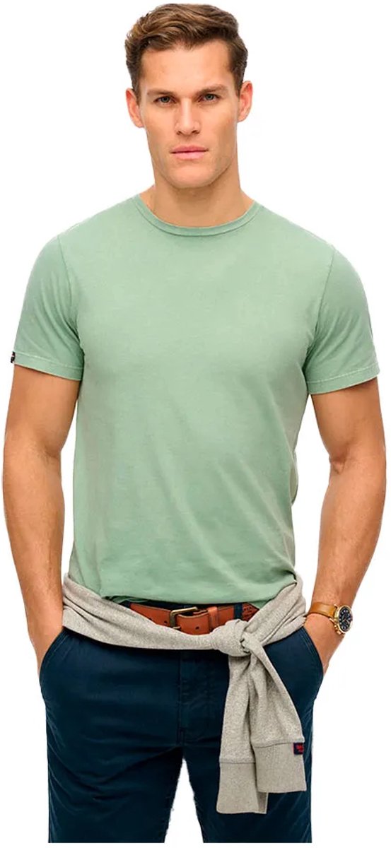 Superdry Classic Essential T-shirt Heren T-shirts Grijs