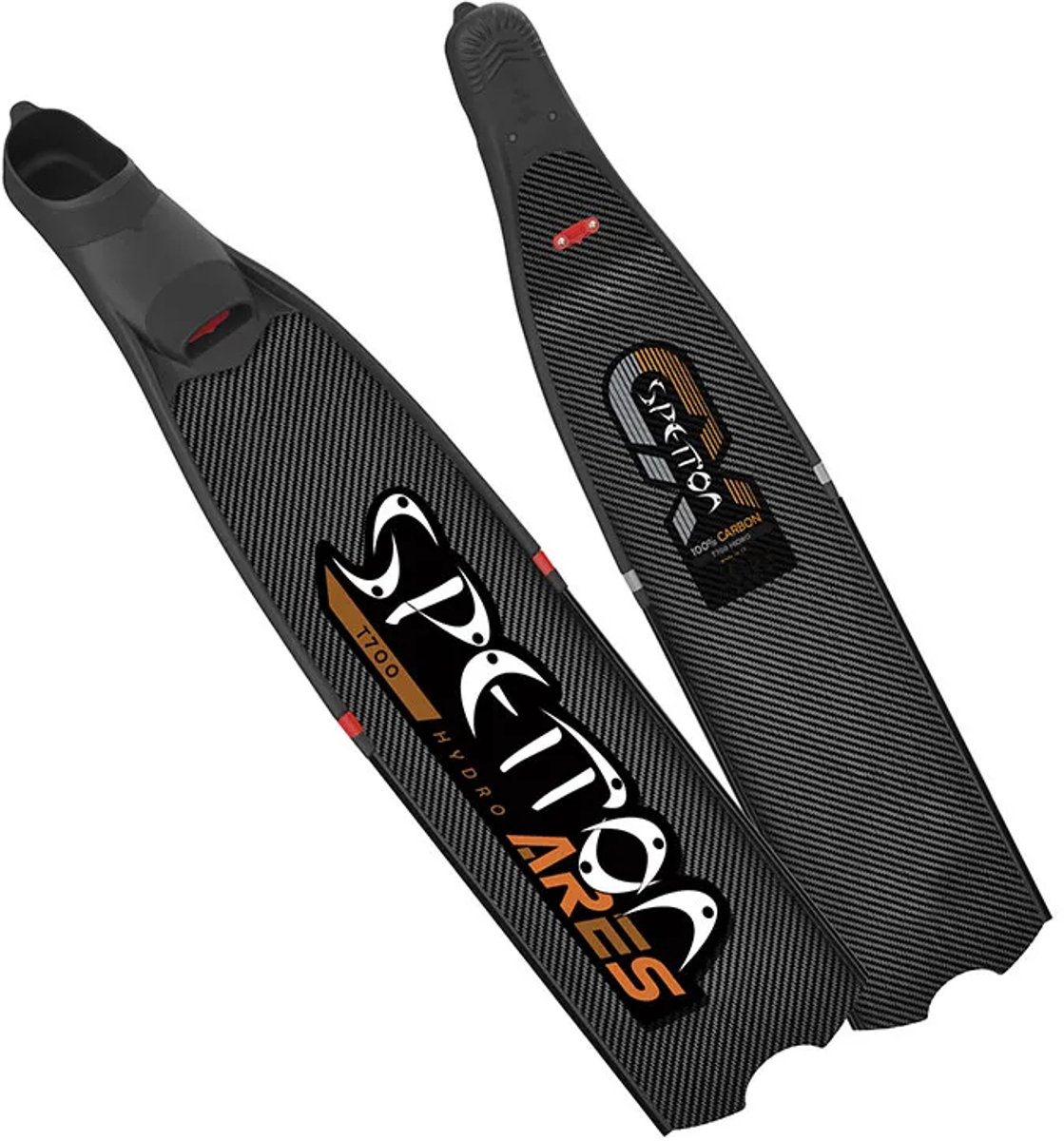 Spetton Cx Ares T700 H Carbon Sx Speervissen Vinnen Zwart EU 47-48