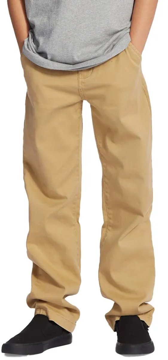 Dc Shoes Worker Relaxed Chino Broek Jongen Incense