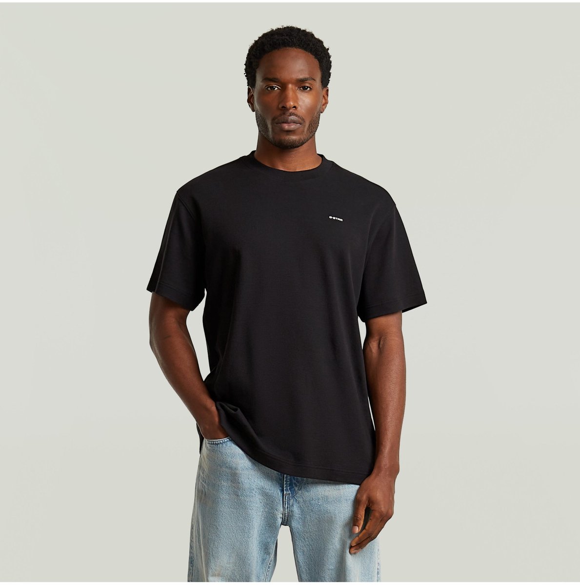 G-Star True Regular T-shirt Zwart