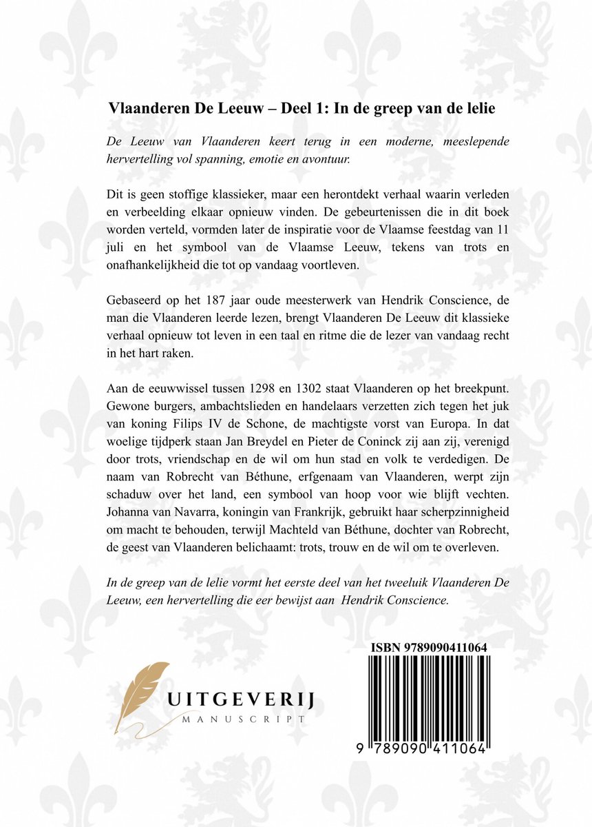 Vlaanderen De Leeuw - back cover