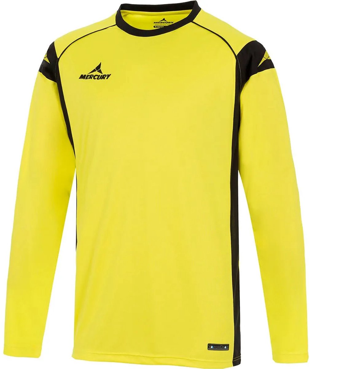 Mercury Equipment Palermo T-shirt Met Lange Mouwen Geel,Zwart 2XL Man