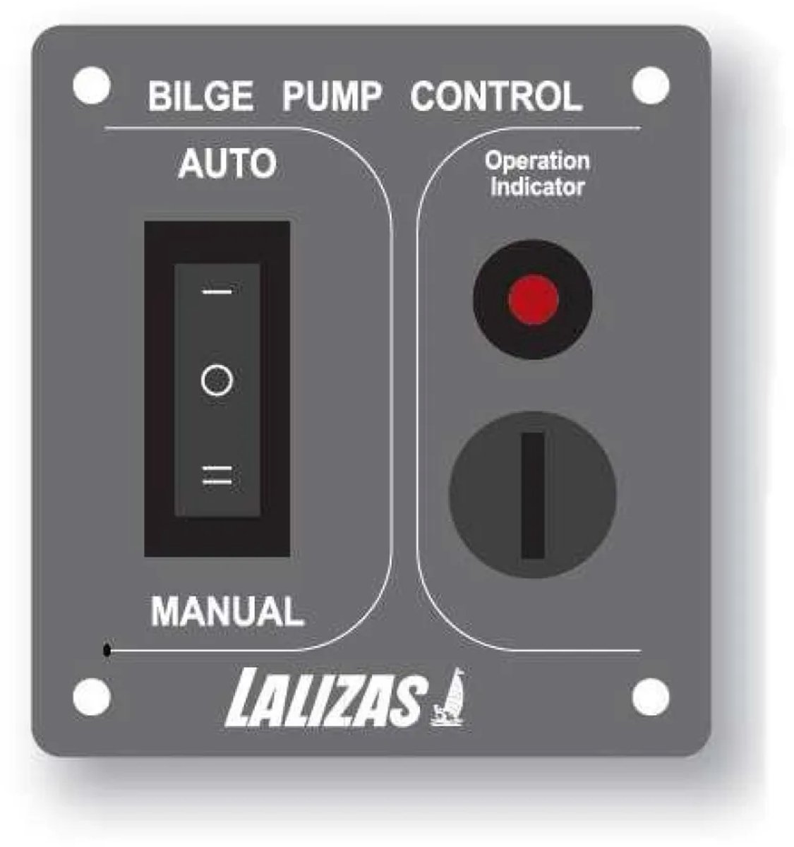 Lalizas bilgepomp controlepaneel 15a