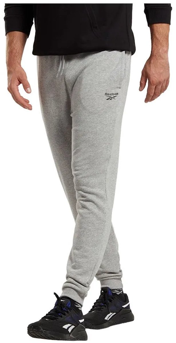 Broeken voor Volwassenen Reebok FT LEFT LEG JOGG HZ8785 Mannen Grijs