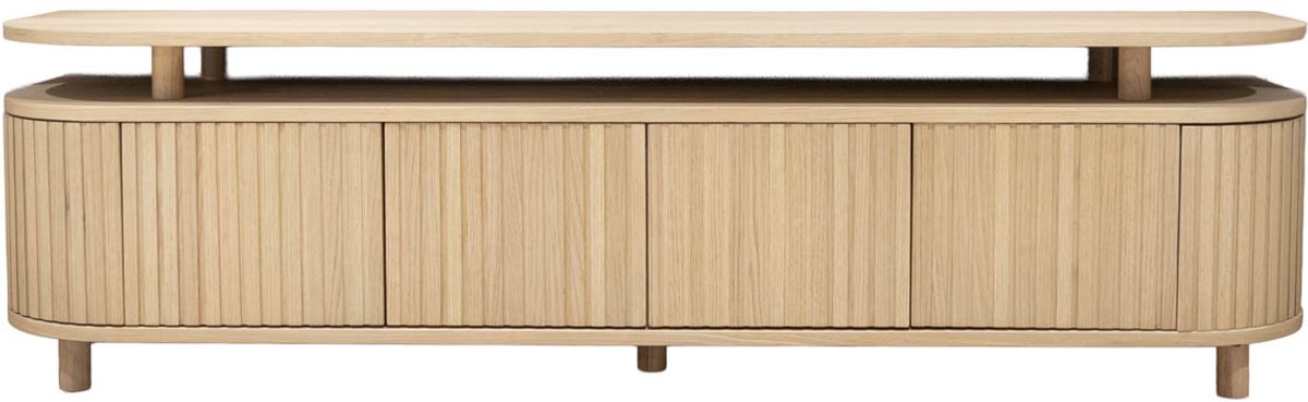 DÉJA Living Tv-meubel Seki - Naturel Eikenhout - 180x40x50cm
