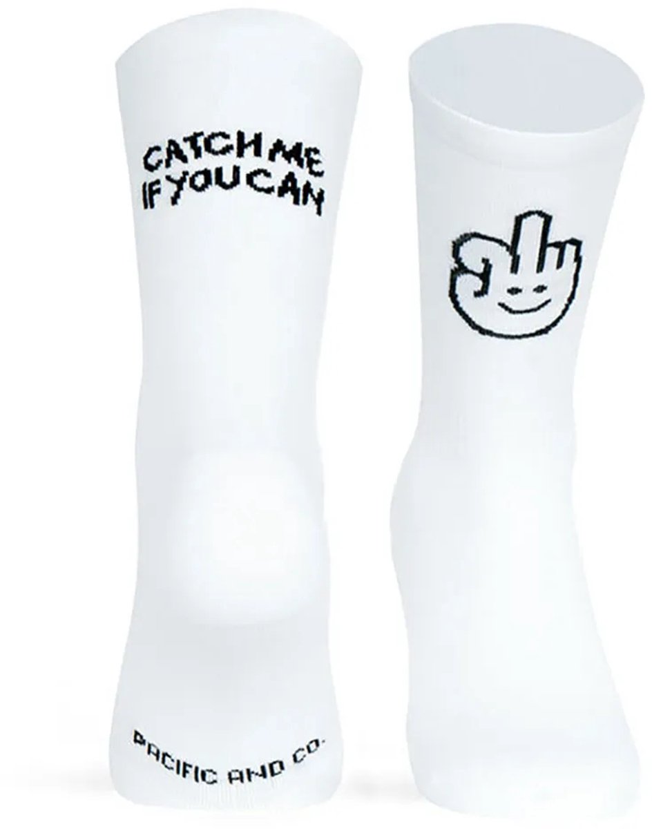 Pacific Socks Catch Me Sokken Wit EU 37-41