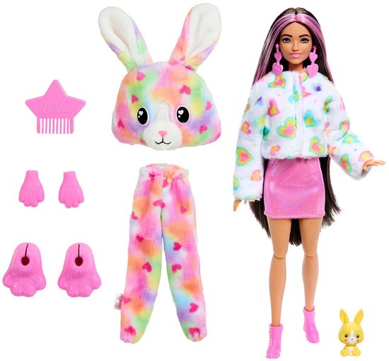 Barbie Cutie Reveal Color Dream - Barbiepop - Konijn — afbeelding 3