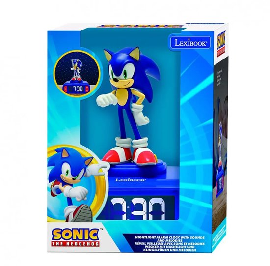 Sonic Nachtlampje Wekker met geluiden van Merkloos — afbeelding 5