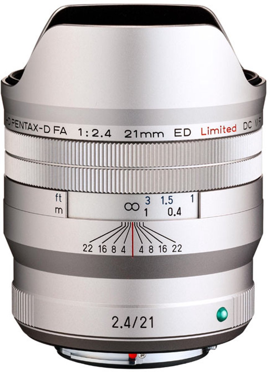 PENTAX Objektiv 21 mm f/2.4 ED HD FA Limited DC WR Silber