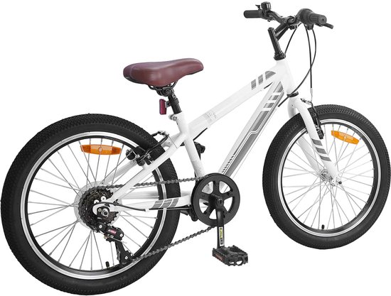 vidaXL - Mountainbike - 20 - Inch - 6-Speed - voor - 5-8 - jaar - oud - Wit van VidaXL — afbeelding 3