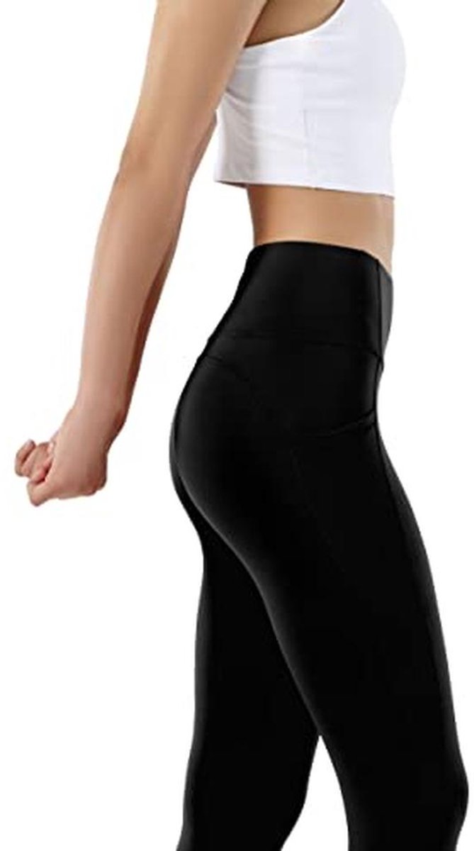 Dames Sportbroek met Zakken, Opaak, Hoge Taille, Lange Fitnessbroek, Yoga broek — afbeelding 5