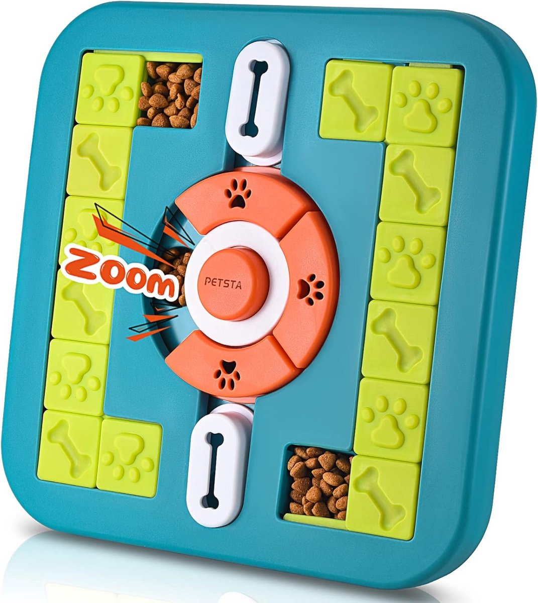 Interactiviteit Hondenpuzzelspeelgoed voor IQ-training en Hersenstimulatie - Piepende Traktatie en Dosering