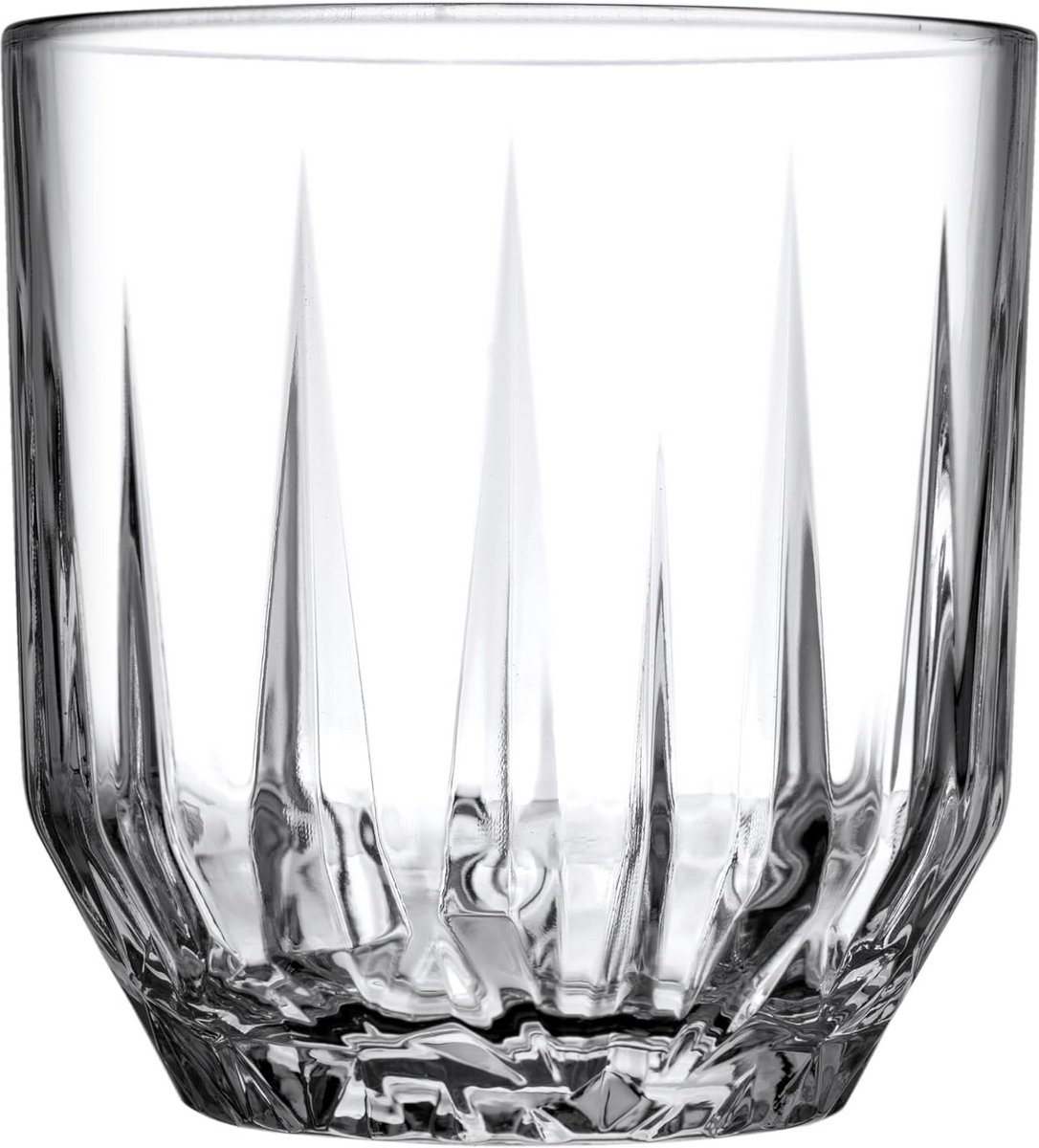 Echo Whisky Glazen Set van 300 ml - Set van 6 Stuks voor Whisky en Sterke Dranken