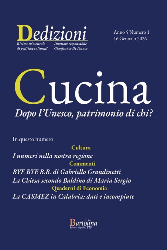 Dedizioni Anno 5 Numero 1 - cover