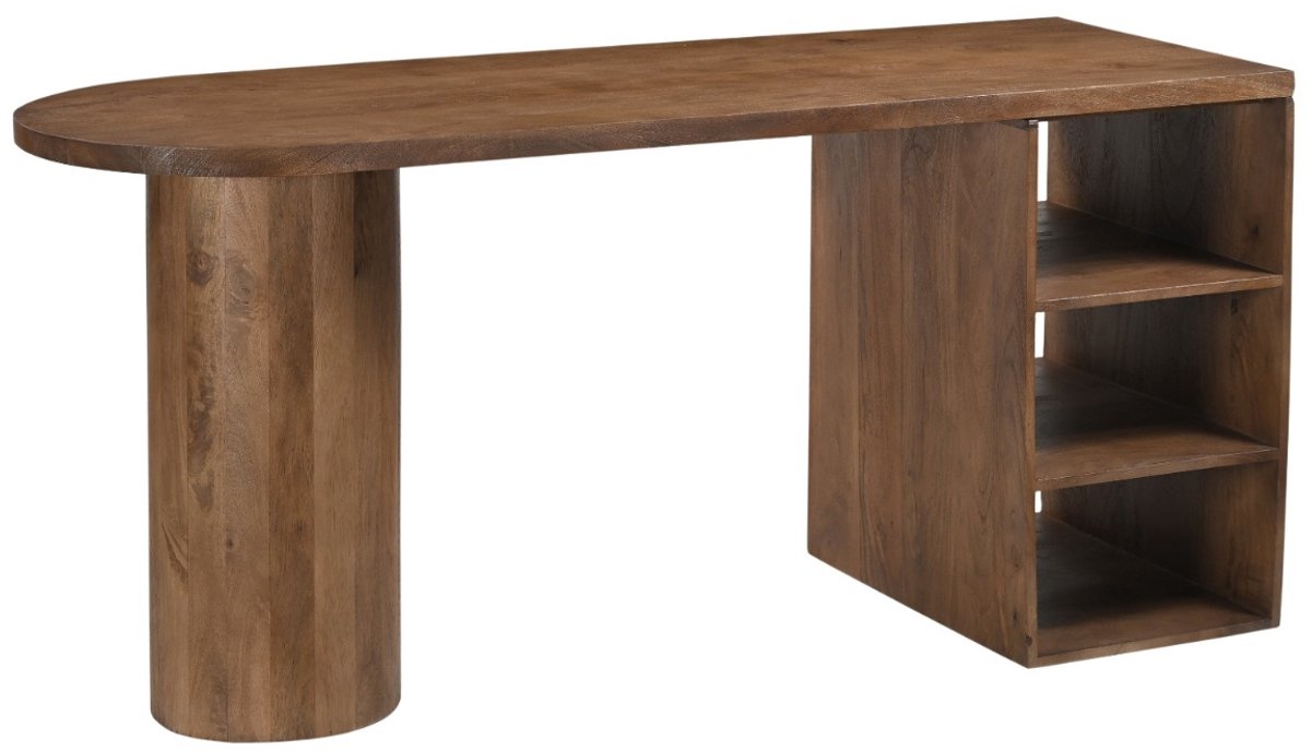 DÉJA Living Bureau Marbella - Donkerbruin Hout - 160x60x76cm