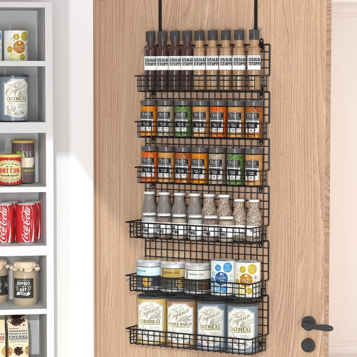 Quvo® Kruidenrek ophangbaar - Kruidenrek - Zwart - 12cmx 43cm x 96cm