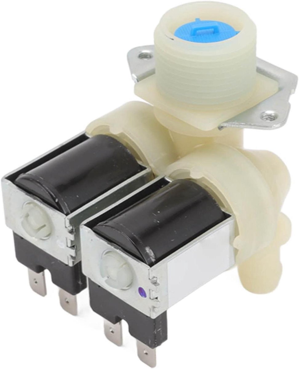 Waterklep voor Wasmachine - Vervangende Dual Head Solenoid Valve - Water Inlaat Waarde - Eenvoudig Te Installeren - Accessoires voor Wasmachine