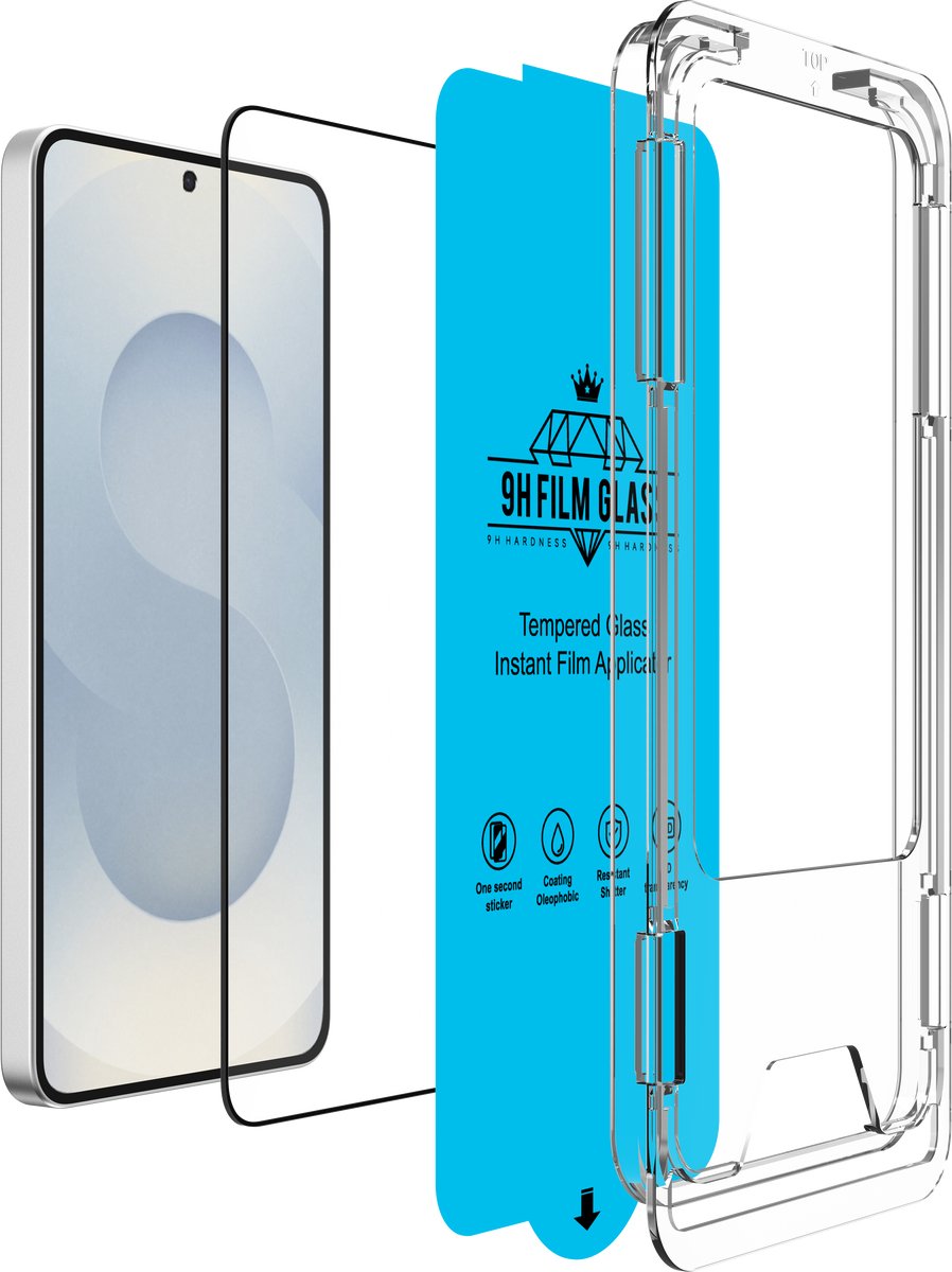 Cazy screenprotector geschikt voor Samsung Galaxy S26 - Screenprotector met Applicator