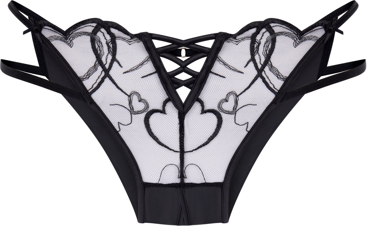Hunkemöller Olivia Highleg Brazilian Zwart