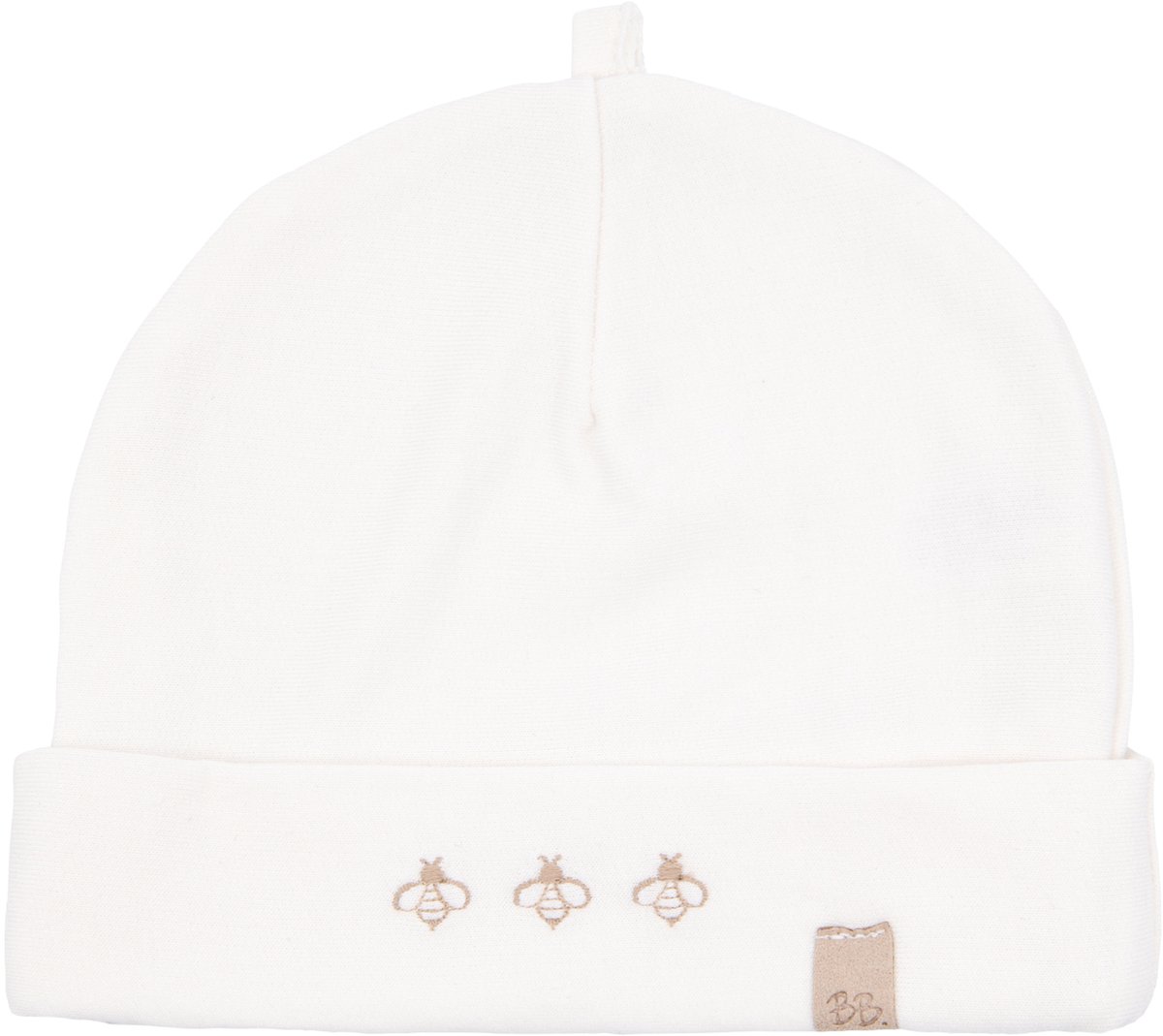 Bamboom Muts Bees - Cream - Maat S (0-4M)