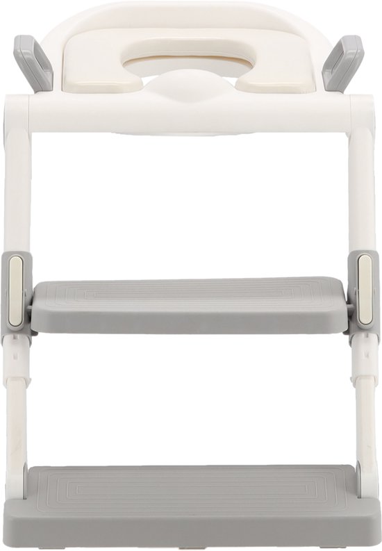Puck Toilet Trainer Opvouwbaar - Wit/Grijs