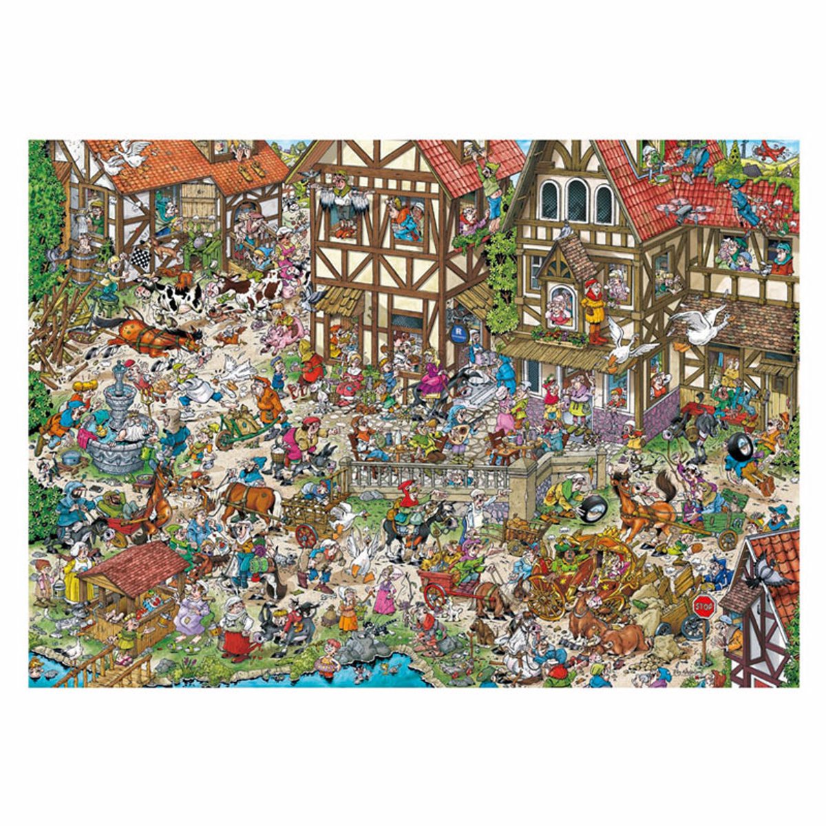Ravensburger Ray's Comic Series - Time Travel 2 - Middle Ages - 1000 stukjes Legpuzzel — afbeelding 4