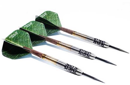 Royal Darts Green Line dartpijlen 26 gram - steeltip darts set. van Merkloos — afbeelding 4