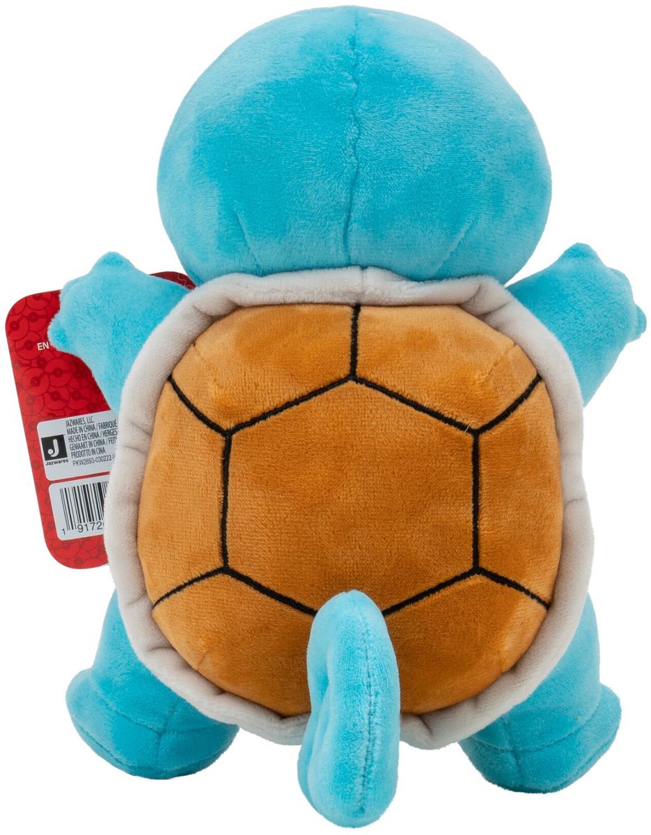 Pokémon Pluche - Squirtle - 20cm — afbeelding 4