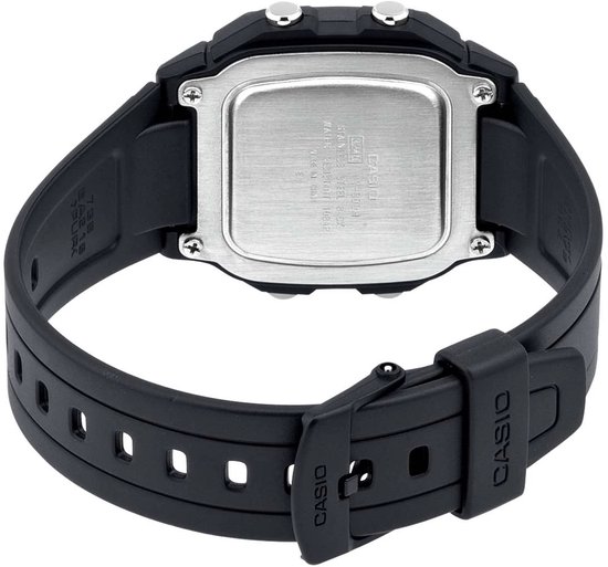 Casio Vintage Edgy W-800H-1AVES Herenhorloge 36,8 mm - Zwart