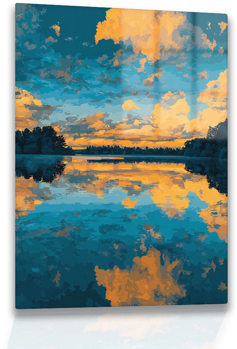 Meer wandkunst - Acrylaat - Plexiglas - 70x105 cm
