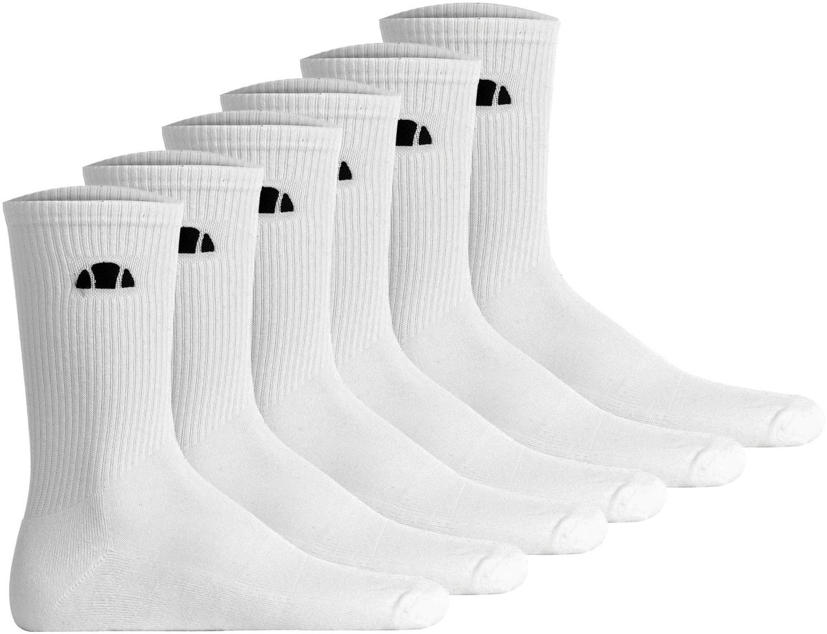 Ellesse Sokken ALACRE Crew Socks 6P Set van 6 Wit