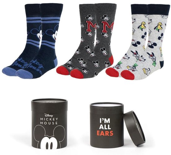 Mickey Mouse Mickey Mouse Unisex Sokken - meerkleurig - one size