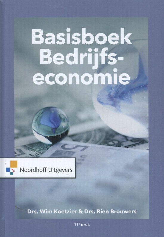 Basisboek Bedrijfseconomie - cover