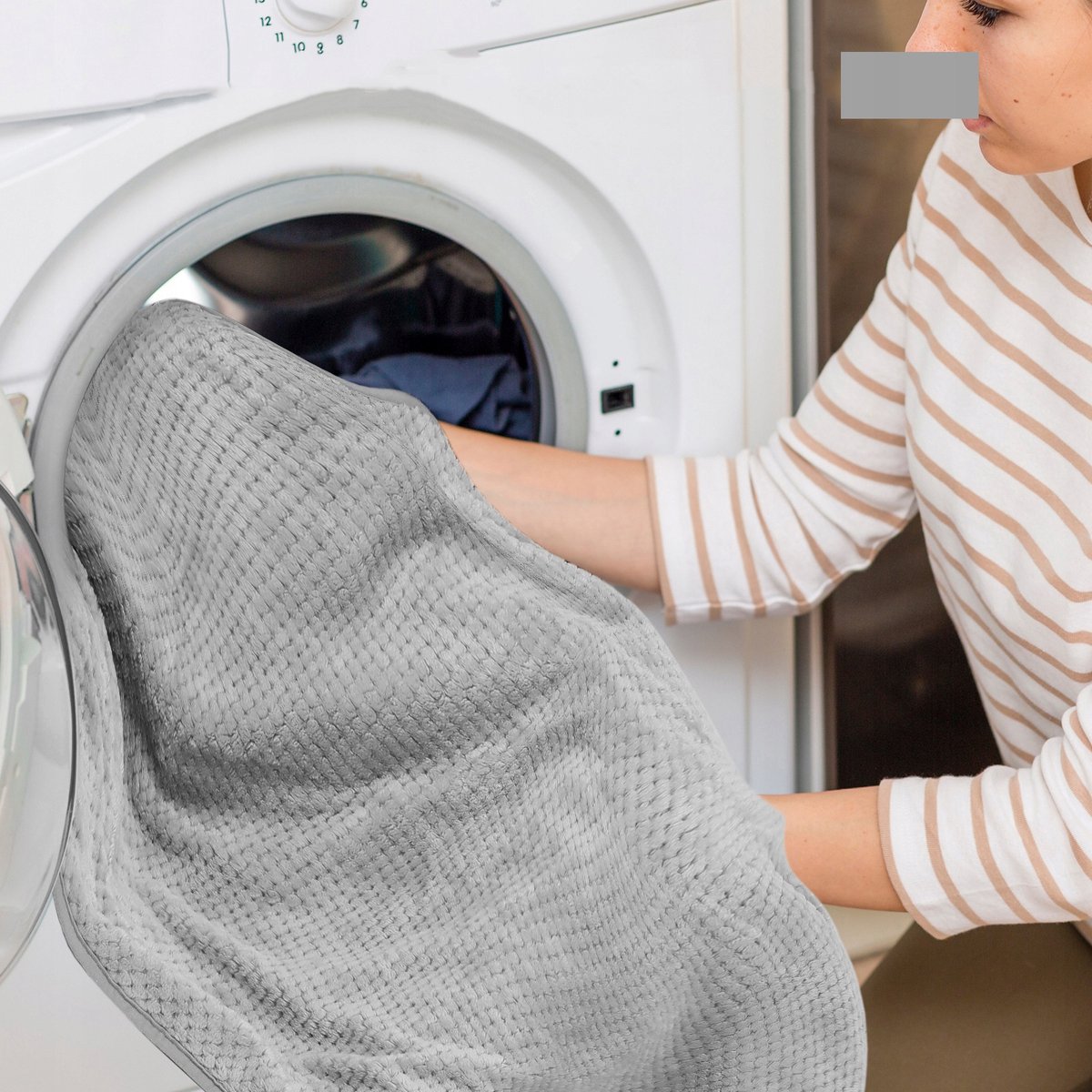 Grote Elektrische Deken met Afstandsbediening en Timer 150x80 cm - afbeelding 3