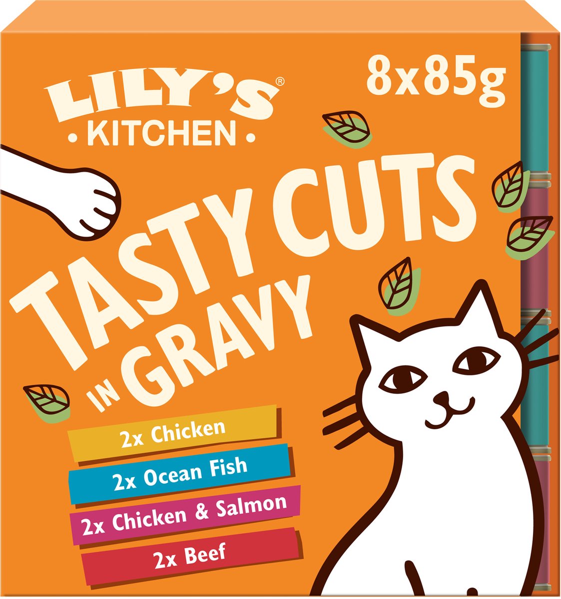 Lily's Kitchen Lily’s Kitchen Cat Tasty Cuts Kattenvoer - Blik - Kip - 24 x 85 g