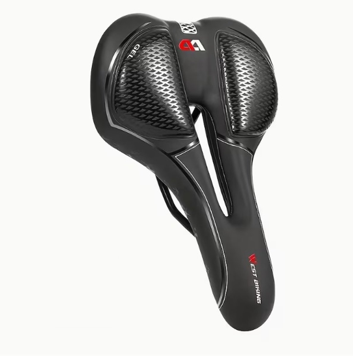 MTB Mountainbike - Wielrenfiets Gel Zadel - Ergonomisch Fietszadel - Heren - Dames - Super Soft Gel- Professionele kwaliteit