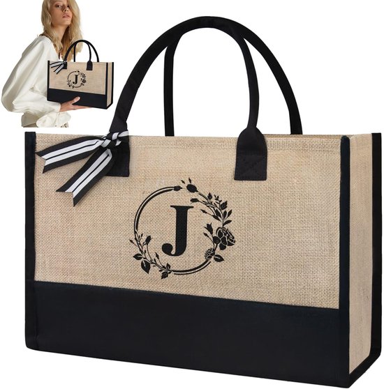 OKWISH Shoppers - Canvas Tas - Handtas - Shopper Tas - Milieuvriendelijk - Herbruikbaar - Dagelijks Gebruik - Linnen