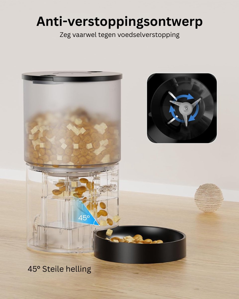 Swiphi Automatische Voerbak Voederdispenser met Appbesturing - afbeelding 3