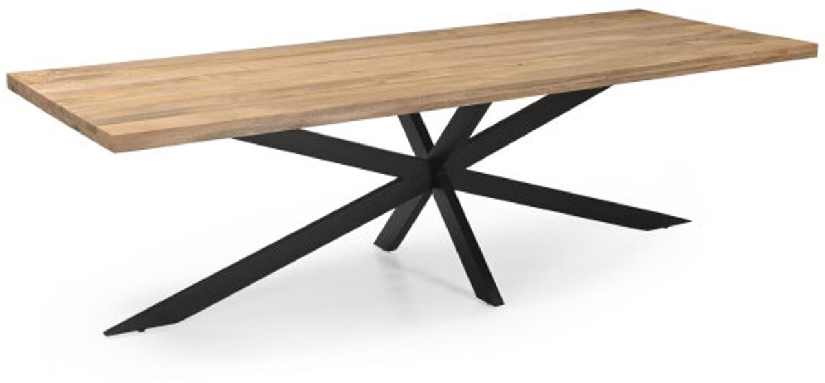 Eettafel Colin Mangohout Rechthoek 5 cm Dik – 300x100x75 cm