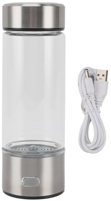 GOSOIT Waterstofwaterfles – 1500 Ml Met SPE/PEM-technologie, Oplaadbaar En Automatisch Activeringsprogramma, Blauw
