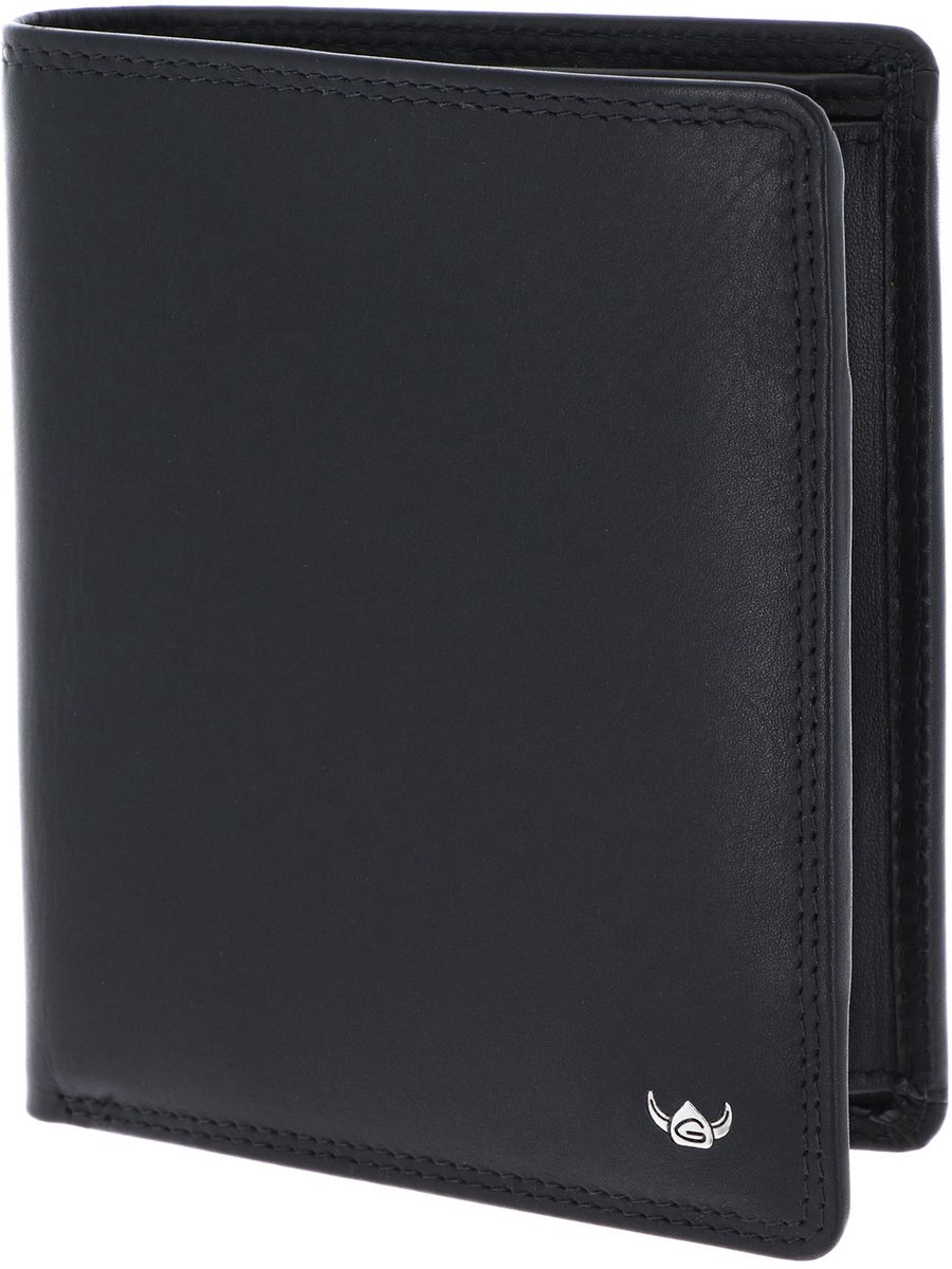 Golden Head Leren portemonnee Polo RFID Protect Kombischeintasche 1249 Schwarz zwart