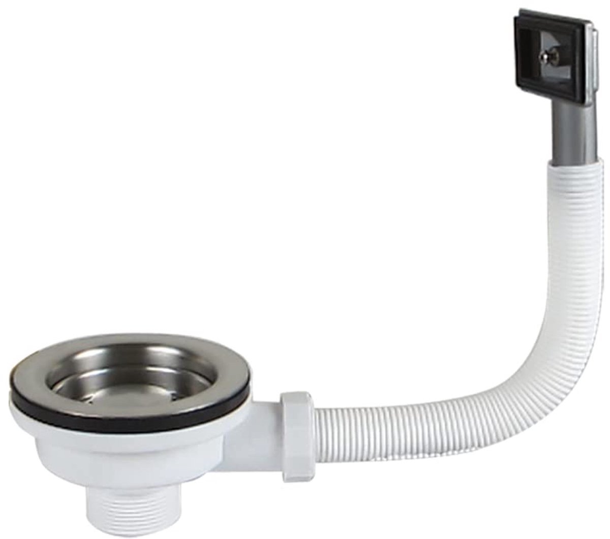 Stunq® Keuken Gootsteen 114mm Kom Afvoer met Zeef XK267GE