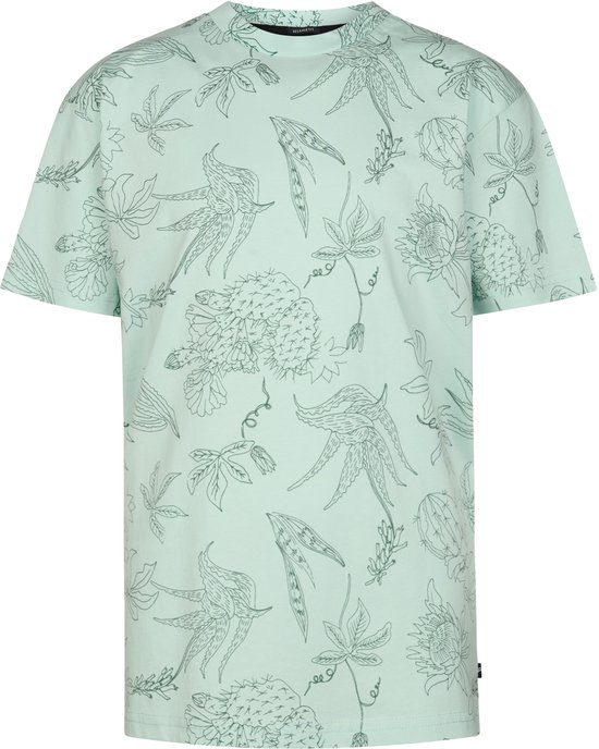 Petrol Industries - Jongens T-shirt met all-over print Agave - Groen - Maat 176