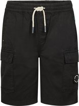 Petrol Industries - Jongens Relaxed Cargo Short Bahia - Zwart - Maat 164