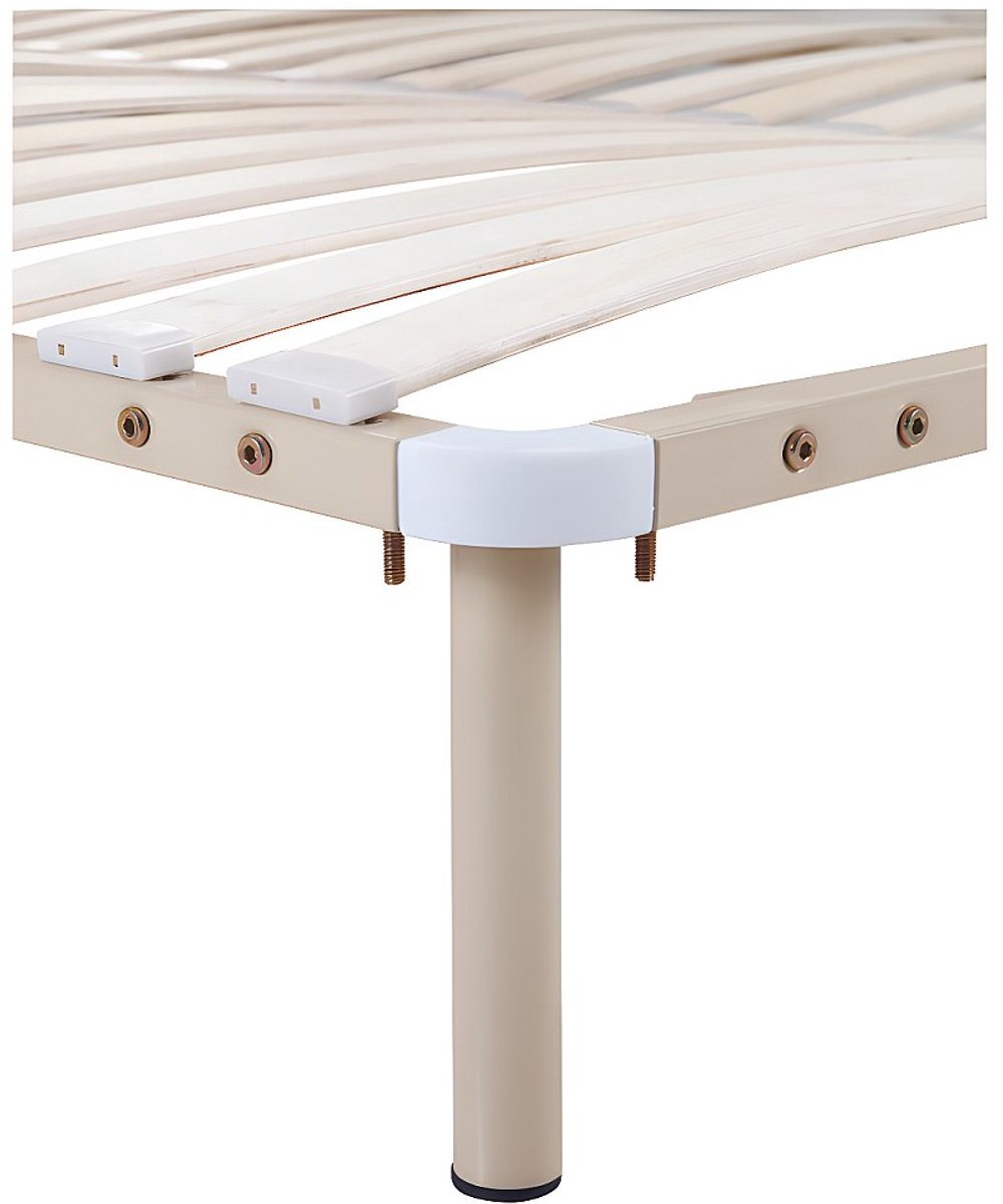 Vente-unique Lattenbodem 180 x 200 cm - 2 x 19 latten - Met poten - Beige - KALISTA van YSMÉE