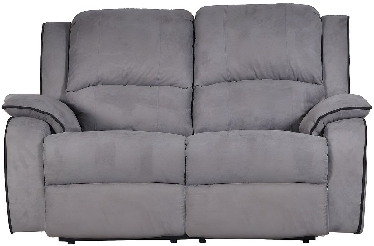 Vente-unique Tweezits relaxbank microvezel HERNANI - grijs